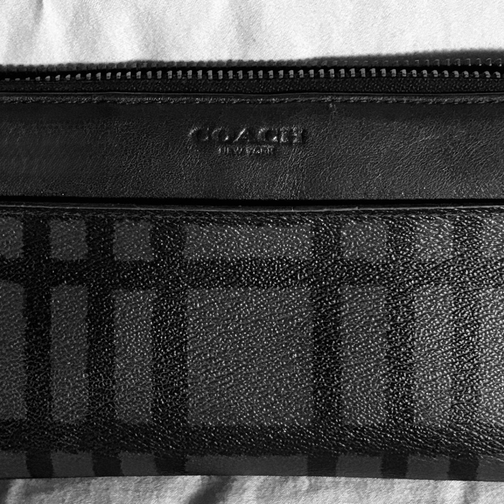 Coach Black and Gray Wallet